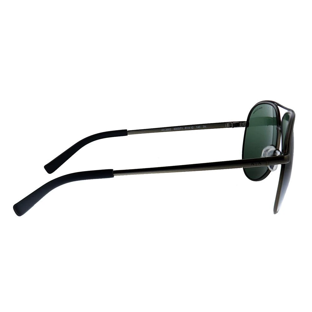 商品Armani Exchange|Armani Exchange  AX 2002 600371 Unisex Aviator Sunglasses,价格¥552,第3张图片详细描述