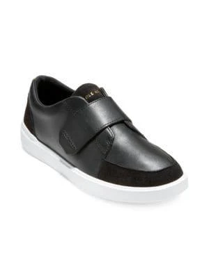 商品Cole Haan|Grand Crosscourt Monk-Strap Leather Sneakers,价格¥321,第2张图片详细描述