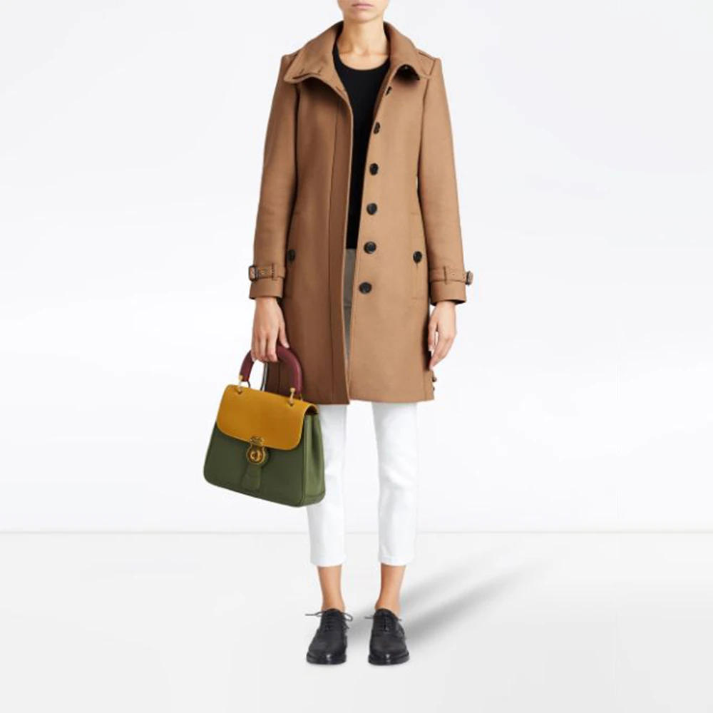 BURBERRY 女士科技羊毛羊绒漏斗领大衣 4017246 商品