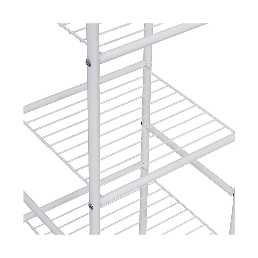 6-Tier White Bathroom Storage Shelving Unit 商品