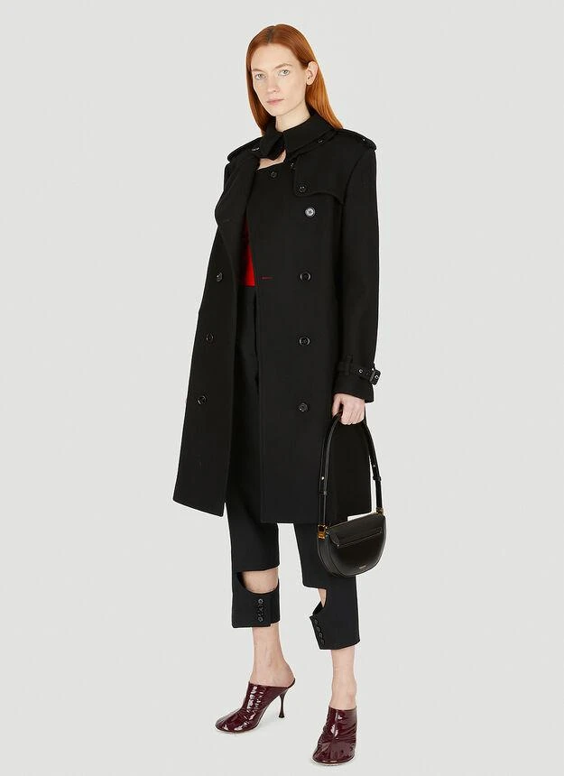 商品Burberry|Cape Back Coat in Black,价格¥11777,第2张图片详细描述