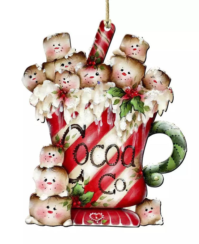 商品Designocracy|Marshmallow Cocoa Co Ornament,价格¥192,第1张图片