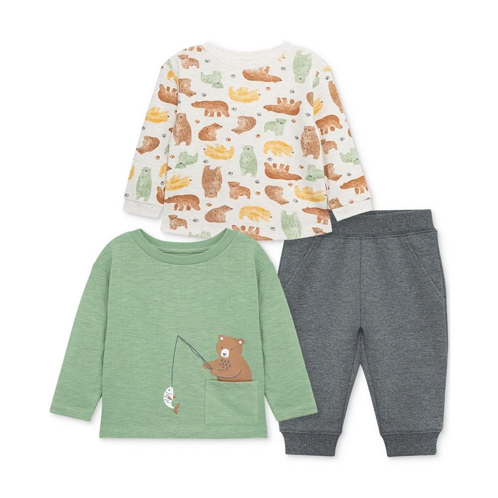 商品Little Me|Baby Boys 3-Pc. Bear Mix & Match Play Set,价格¥343,第1张图片