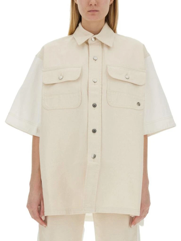 商品Stella McCartney|Stella McCartney Shirts in Beige,价格¥3803,第1张图片