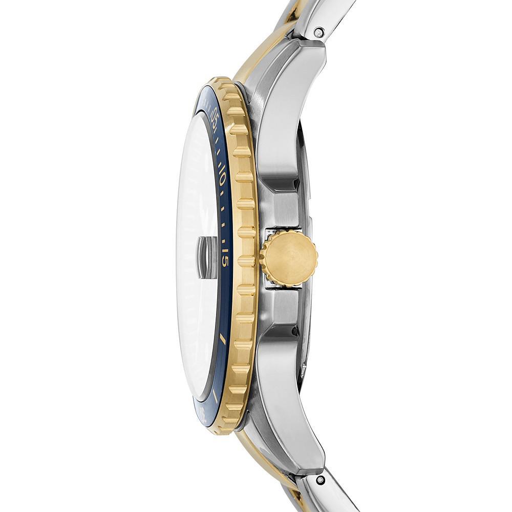 商品Fossil|Men's FB-01 Sport Two-Tone Bracelet Watch 42mm,价格¥479,第5张图片详细描述
