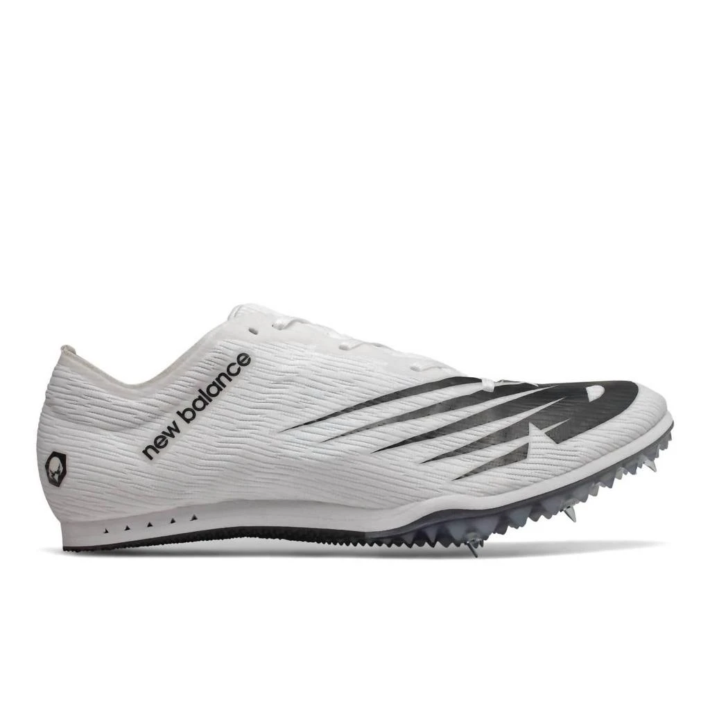 商品New Balance|Unisex Mid-Dist Spikes V7 Spike Shoes In White,价格¥751,第1张图片