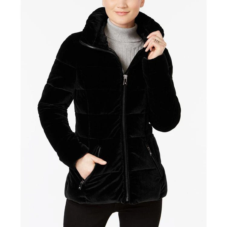 商品INC International|I.N.C. Velvet Puffer Coat, Created for Macy's,价格¥898,第1张图片