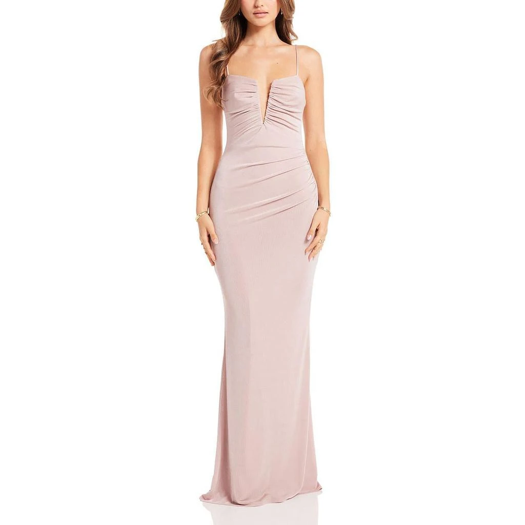 商品Katie May|Katie May Womens Full Length Gathered Evening Dress,价格¥220,第1张图片