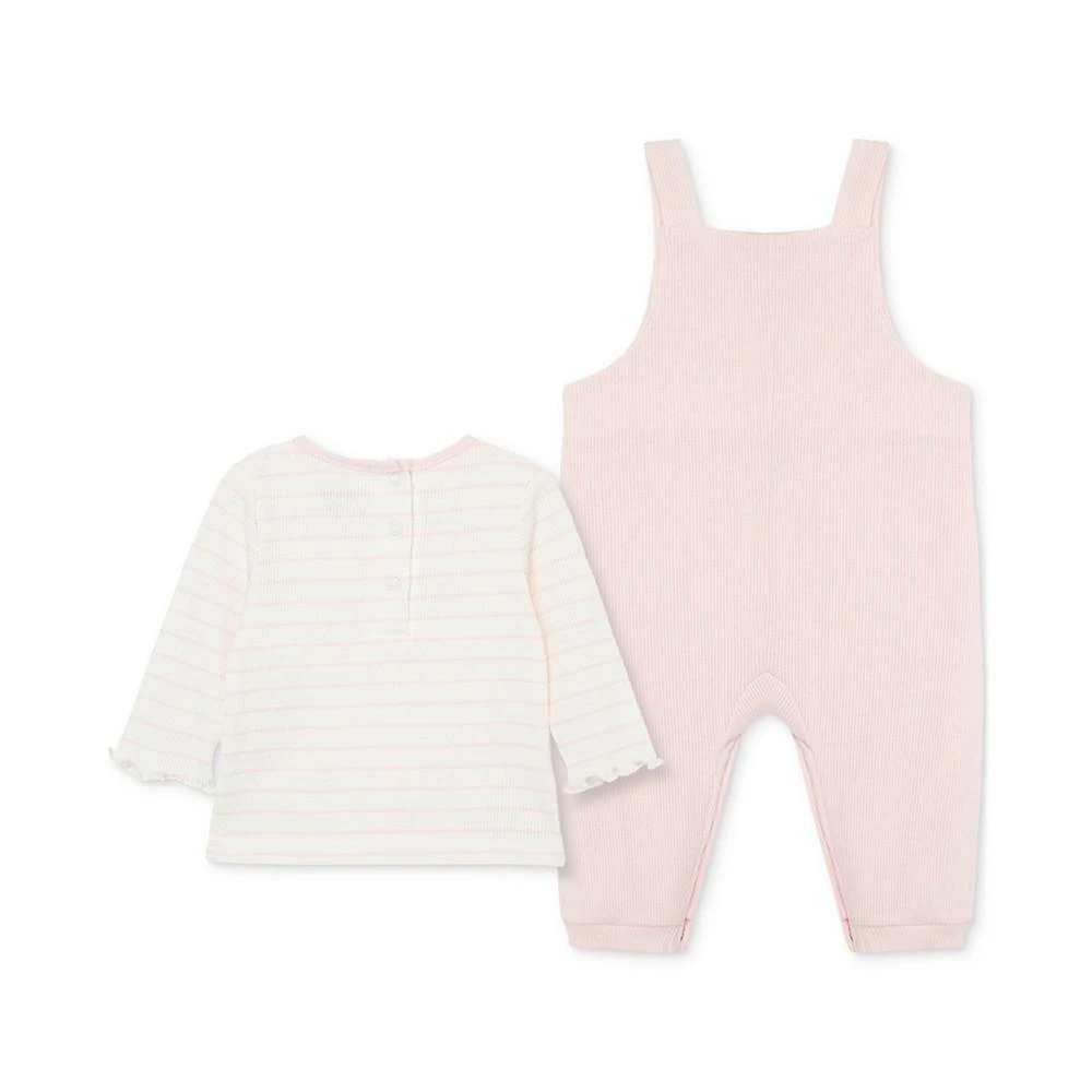 商品Little Me|Baby Girls Charms Cotton Top and Overall, 2 Piece Set,价格¥170,第3张图片详细描述