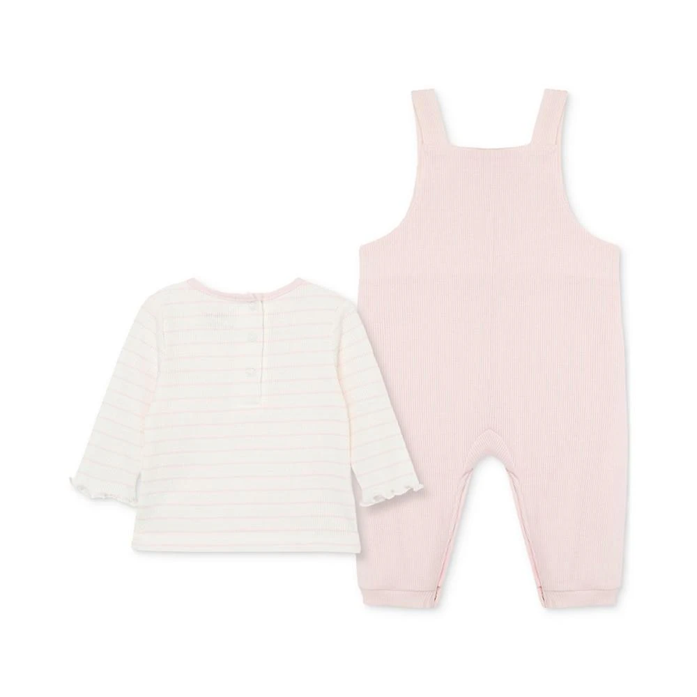 商品Little Me|Baby Girls Charms Cotton Top and Overall, 2 Piece Set,价格¥171,第3张图片详细描述