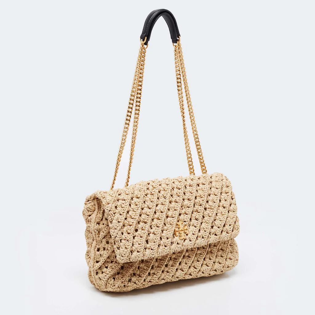 商品[二手商品] Tory Burch|Tory Burch Beige Crochet Kira Shoulder Bag,价格¥2391,第3张图片详细描述