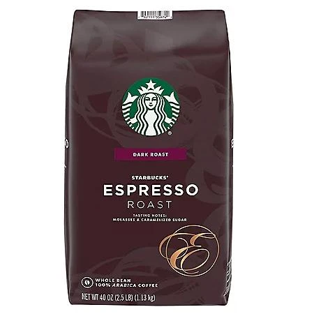 商品Starbucks|意式浓缩烘焙咖啡豆 (40 oz.),价格¥165,第1张图片