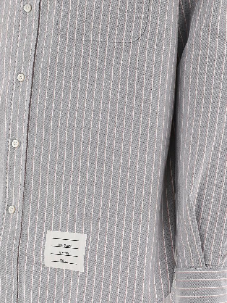 商品Thom Browne|Thom Browne Men's  Grey Other Materials Shirt,价格¥4509,第6张图片详细描述