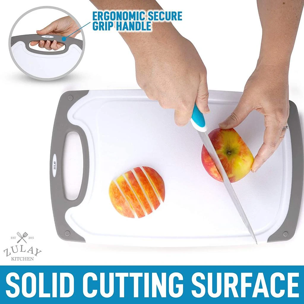 商品Zulay Kitchen|Non-Slip Kitchen Cutting Board With Juice Groove,价格¥362,第2张图片详细描述