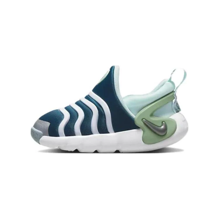 商品[国内直发] NIKE|Dynamo GO 防滑减震耐磨 低帮 运动休闲鞋 蓝绿色 婴幼童,价格¥352,第1张图片