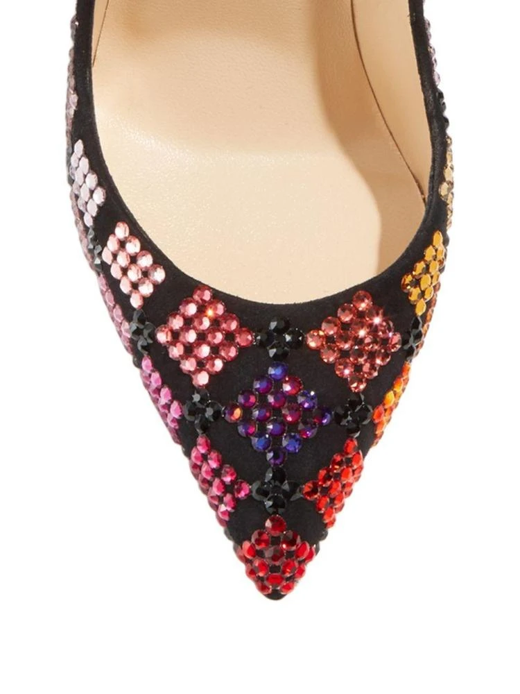 商品Christian Louboutin|Arletta 100 VV Strass Harlequin Pumps,价格¥17960,第3张图片详细描述