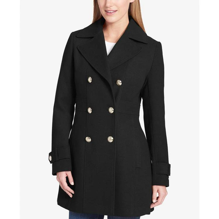 商品Tommy Hilfiger|Double-Breasted Skirted Peacoat,价格¥748,第2张图片详细描述