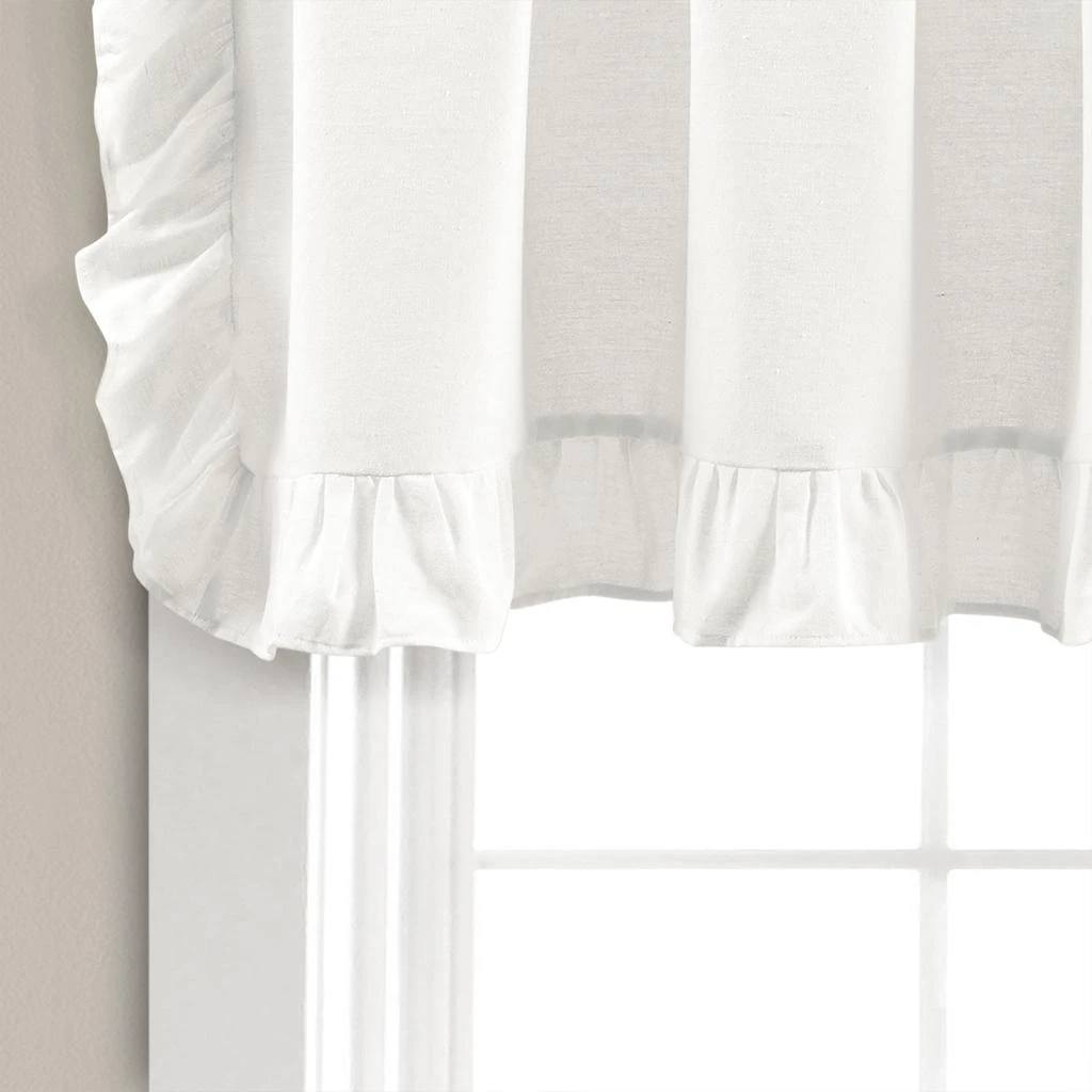 商品Lush Decor|Faux Linen Ruffle Valance,价格¥268,第3张图片详细描述