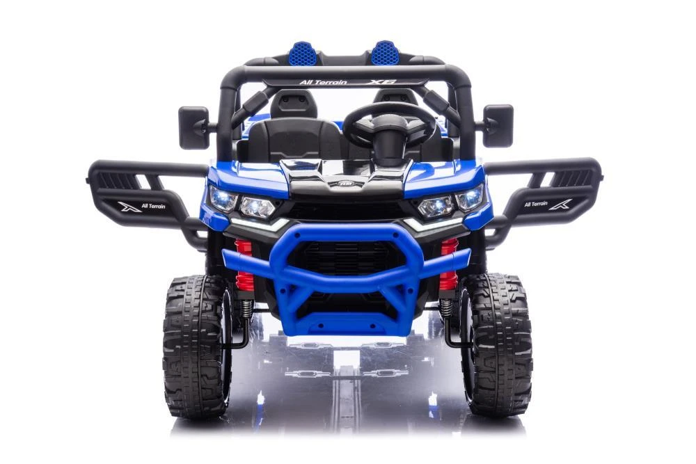 商品BreeBe|24V 2 Seater Ride on Dump Truck, 4WD 6-Wheel Ride on Toys for Big Kids with Remote Control, Ride on UTV Car with Electric Dump Bed, Toy Shovel, LED Lights & Music, Suspension Spring - Ages 3+,价格¥3252,第4张图片详细描述