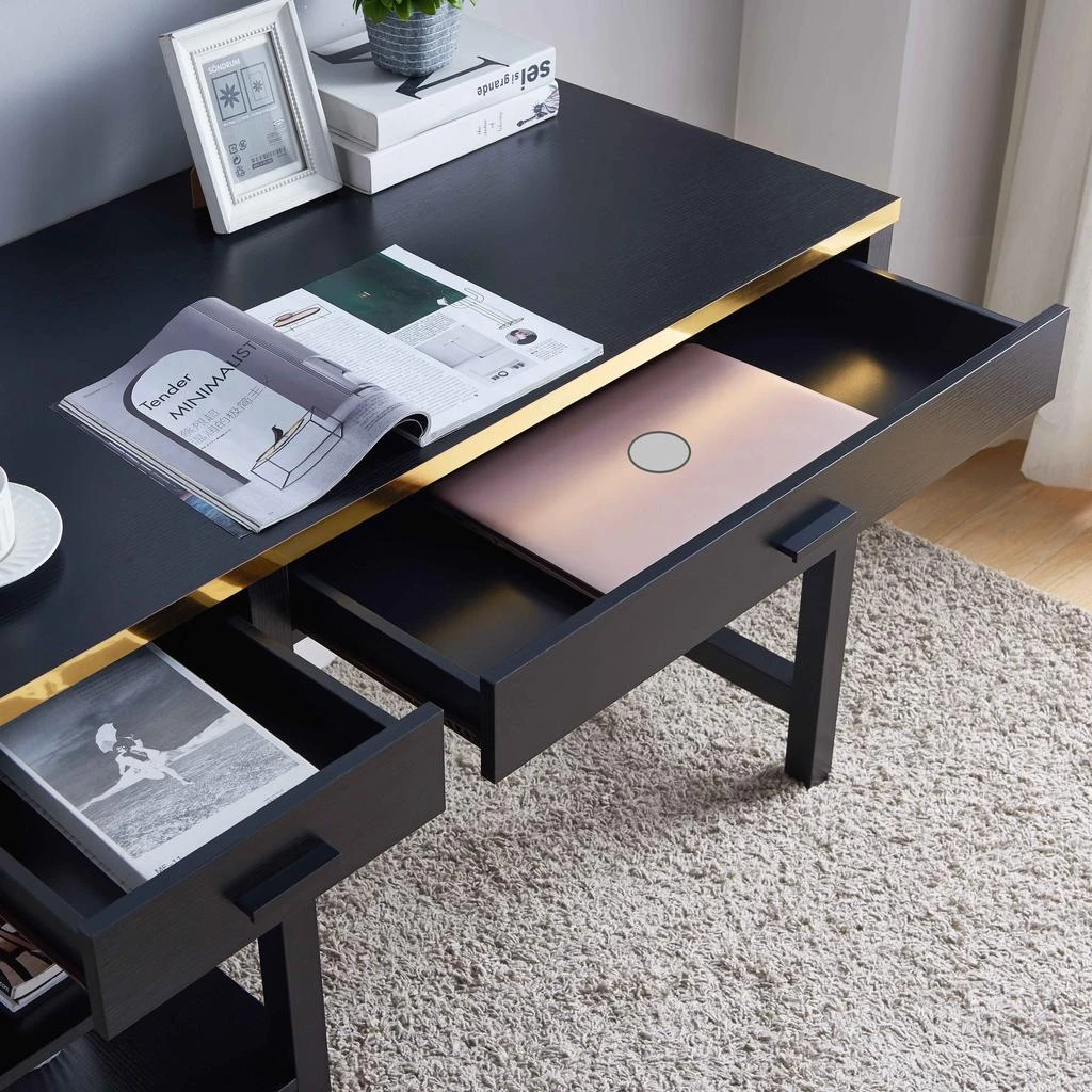 商品Simplie Fun|Desk Black,价格¥2953,第2张图片详细描述