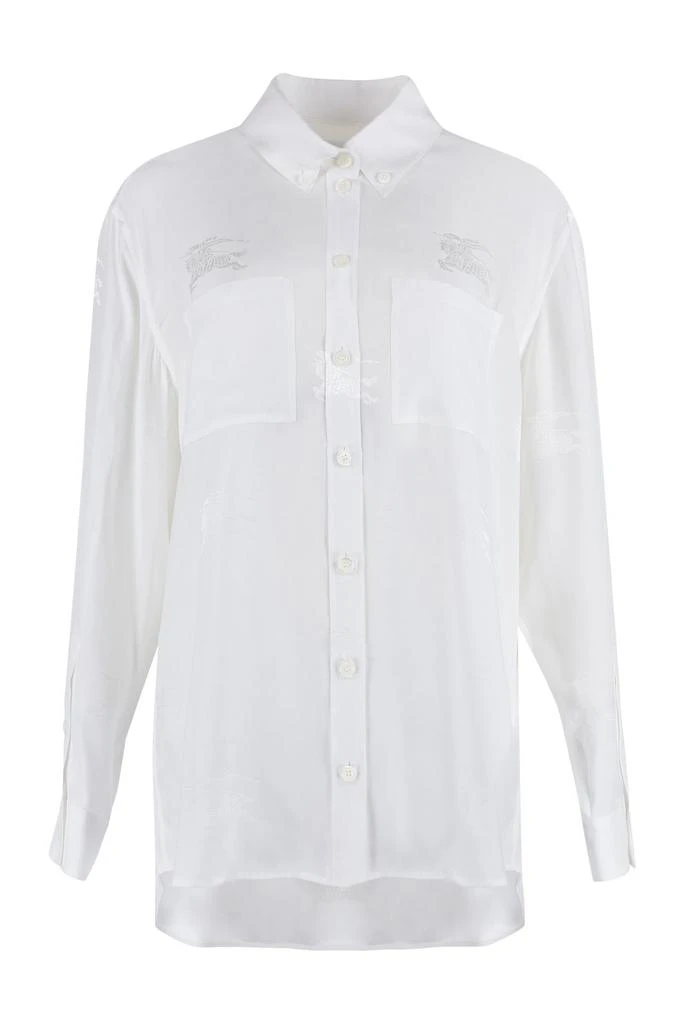 商品Burberry|Burberry Long-Sleeved Buttoned Shirt,价格¥3960,第1张图片