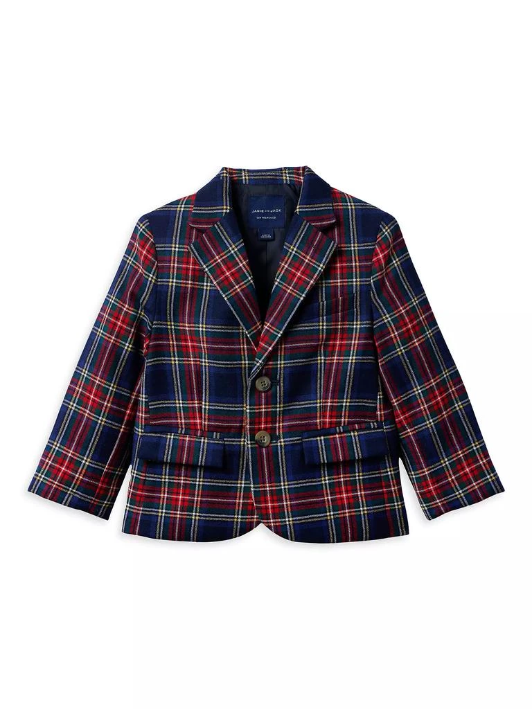 商品Janie and Jack|Baby Boy's, Little Boy's &amp; Boy's The Tartan Blazer,价格¥629,第1张图片