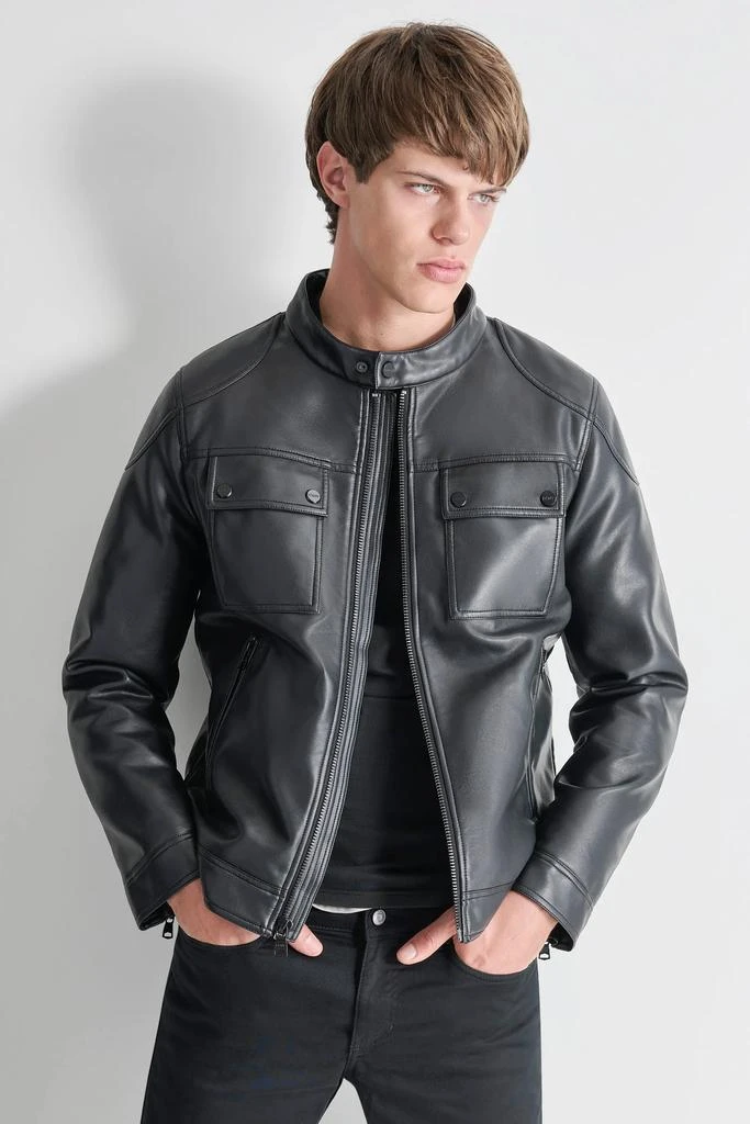 商品DKNY|FAUX LEATHER JACKET,价格¥3434,第4张图片详细描述