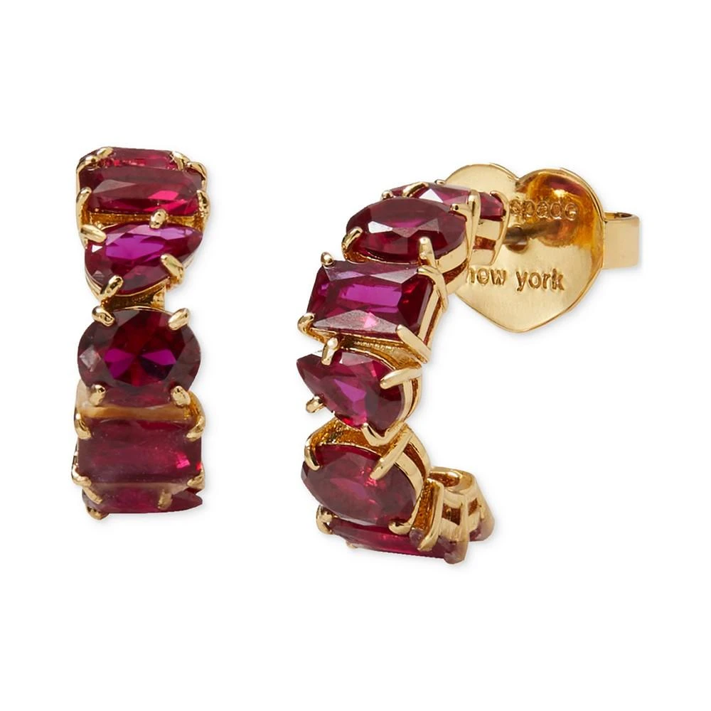商品Kate Spade|Candy Shop Crystal Small Hoop Earrings, 0.6",价格¥353,第1张图片详细描述