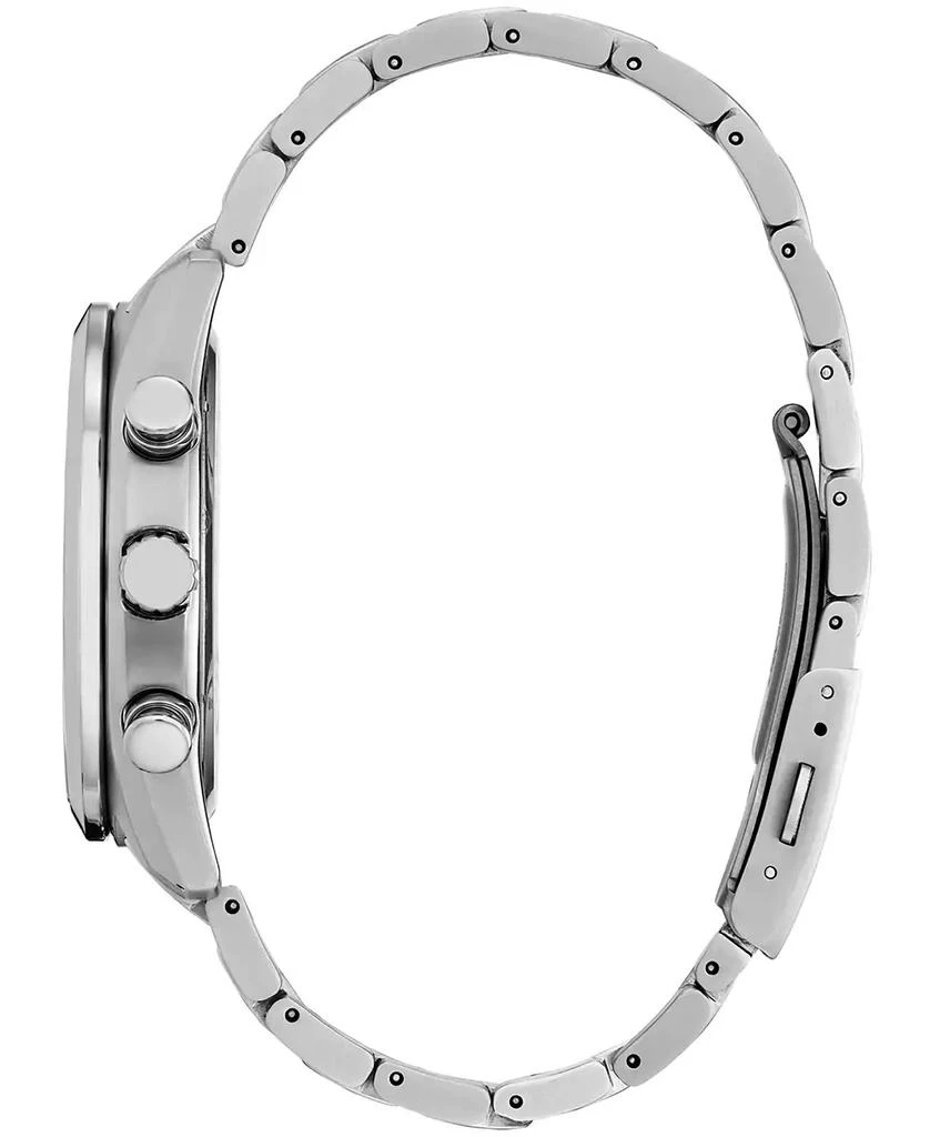 商品Citizen|Men's Tsuki-yomi A-T Chronograph Sport Luxury Eco-Drive Silver-Tone Titanium Bracelet Watch 43mm,价格¥4863,第2张图片详细描述