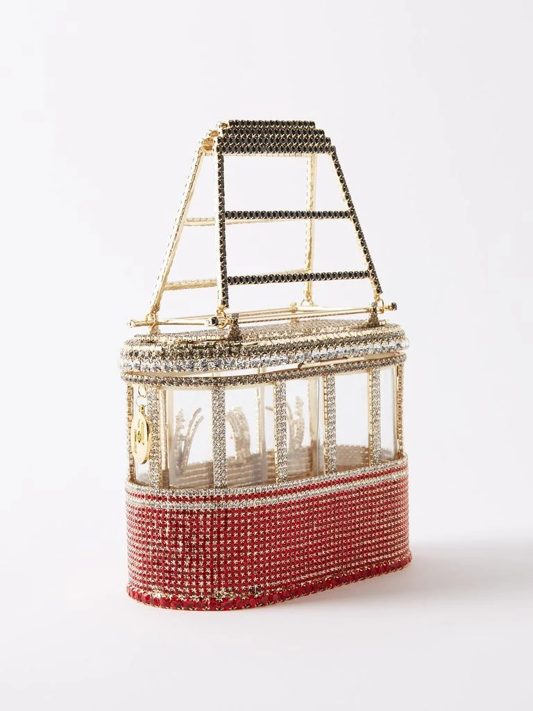 商品ROSANTICA|Monte Bianco crystal-embellished handbag,价格¥19316,第4张图片详细描述