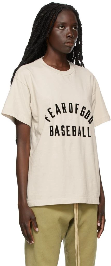 商品Fear of god|Beige Baseball T-shirt,价格¥1035,第2张图片详细描述
