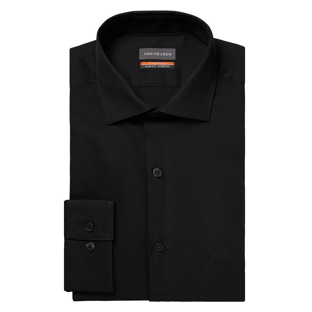 商品Van Heusen|Men's Stain Shield Slim Fit Dress Shirt,价格¥301,第1张图片