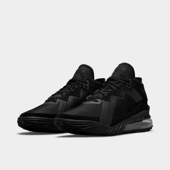 商品NIKE|男款 耐克 LeBron 18 Low 低帮篮球鞋 勒布朗18代 纯黑色,价格¥1116,第2张图片详细描述
