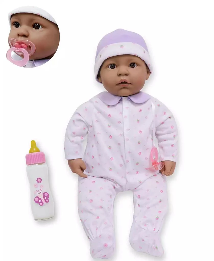 商品JC TOYS|La Baby Hispanic 20" Soft Body Baby Doll Purple Outfit,价格¥225,第1张图片