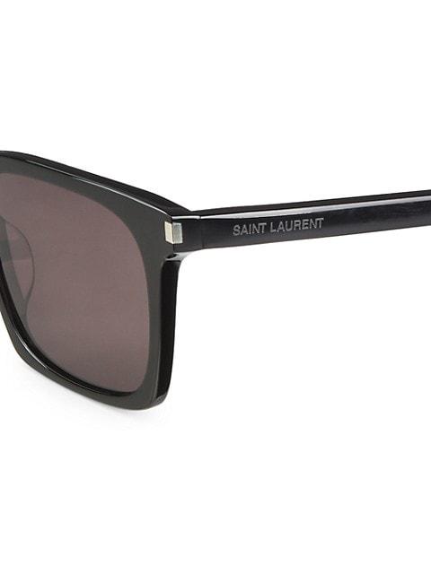 New Wave 54MM Rectangular Acetate Sunglasses商品第3张图片规格展示