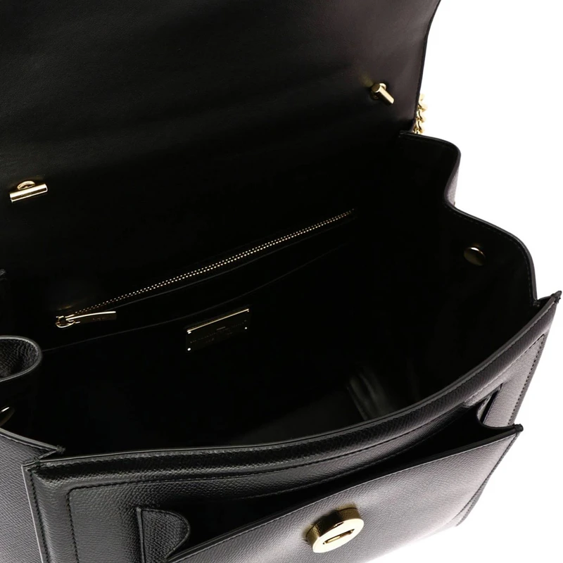 Salvatore Ferragamo 菲拉格慕 女士黑色皮质包袋 21-G697-674317 商品