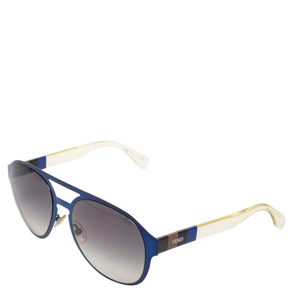 商品[二手商品] Fendi|Fendi Multicolor FF 0082/S Gradient Aviators Sunglasses,价格¥814,第3张图片详细描述