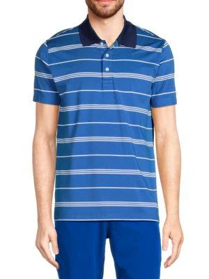 商品Brooks Brothers|Striped Contrast Golf Polo,价格¥244,第1张图片