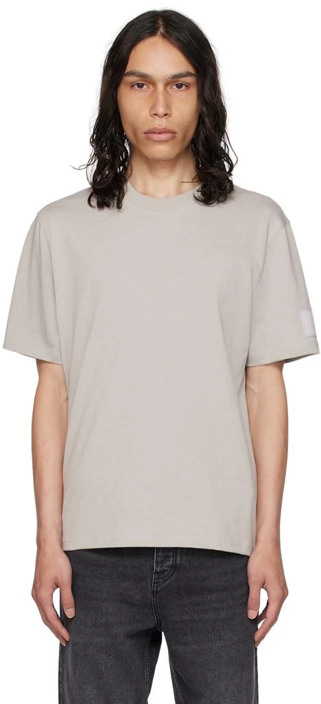 商品AMI|Gray Ami de Cœur T-Shirt,价格¥771,第1张图片