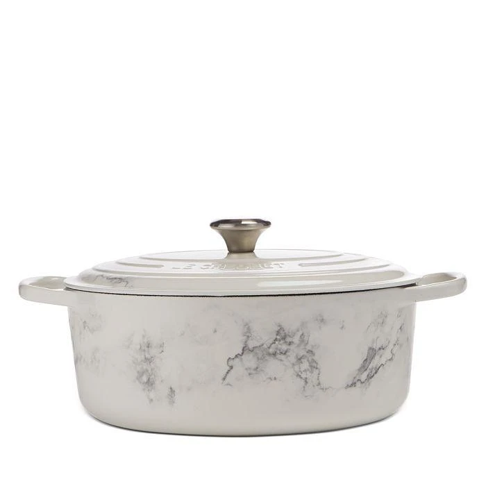 商品Le Creuset|6.75 Qt Marble Applique Oval Dutch Oven - Exclusive,价格¥3719,第4张图片详细描述