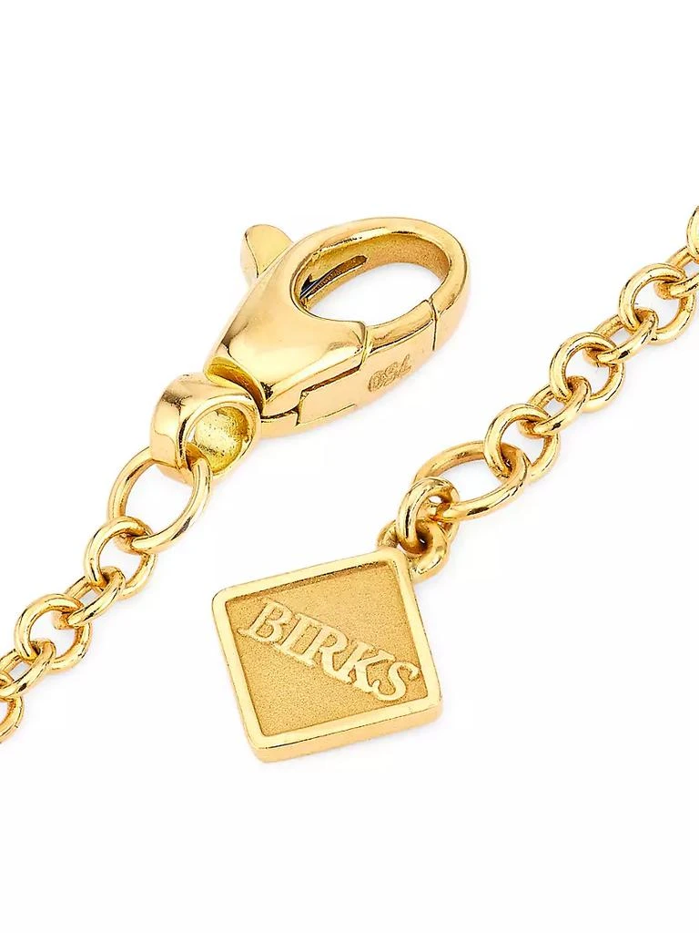 商品Birks|Dare To Dream 18K Yellow Gold, Malachite &amp; 0.14 TCW Diamond Pendant Necklace,价格¥21356,第4张图片详细描述
