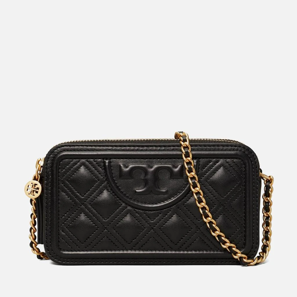 商品Tory Burch|Tory Burch Women's Fleming Double-Zip Mini Bag - Black,价格¥1879,第1张图片