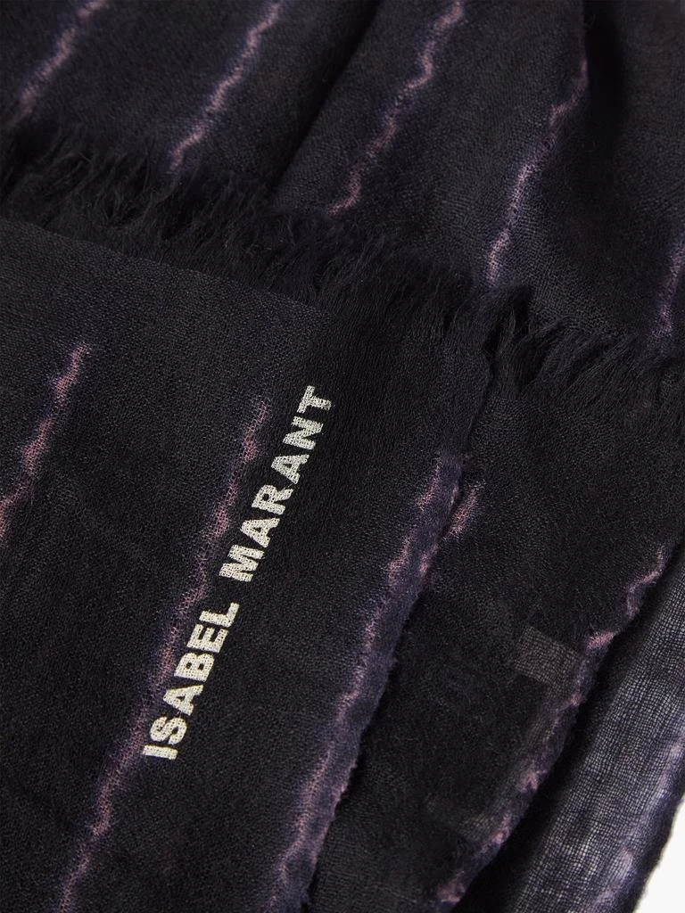 商品Isabel Marant|Alika tie-dye stripe cashmere scarf,价格¥1260,第3张图片详细描述