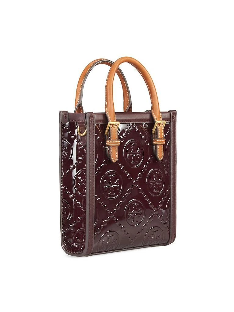 商品Tory Burch|Mini T-Monogram Embossed Leather Tote,价格¥3736,第4张图片详细描述