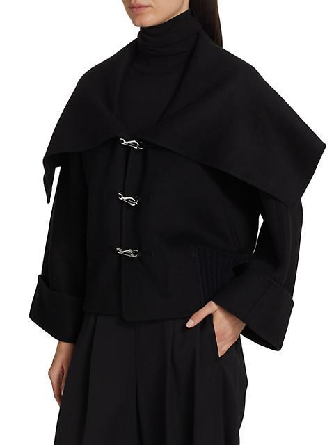商品Totême|Oversized Clasp Jacket,价格¥8165,第6张图片详细描述