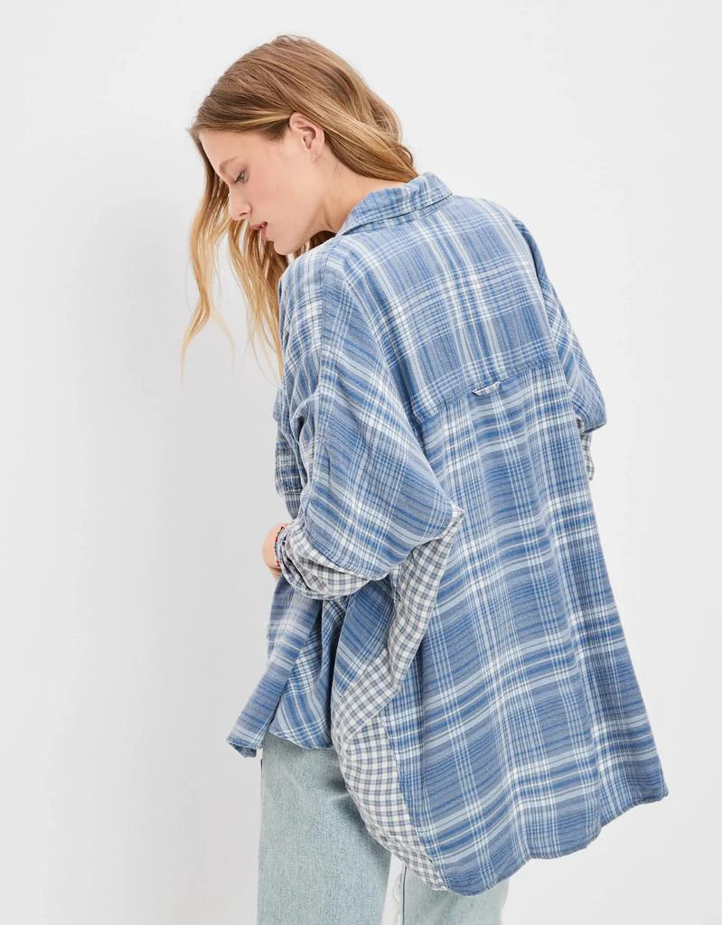 商品AE|AE Go Big Beach Flannel Shirt,价格¥167,第1张图片