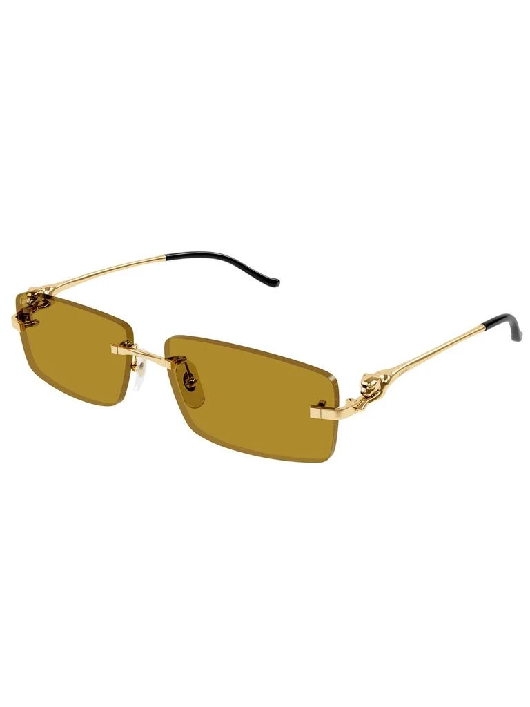 商品Cartier|Cartier Rectangular Frame Sunglasses,价格¥10843,第2张图片详细描述