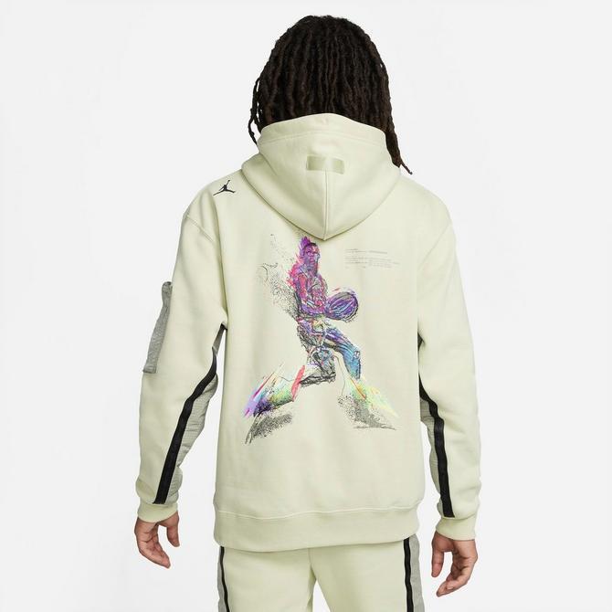 商品Jordan|Men's Jordan 23 Engineered Fleece Graphic Print Pullover Hoodie,价格¥1092,第4张图片详细描述