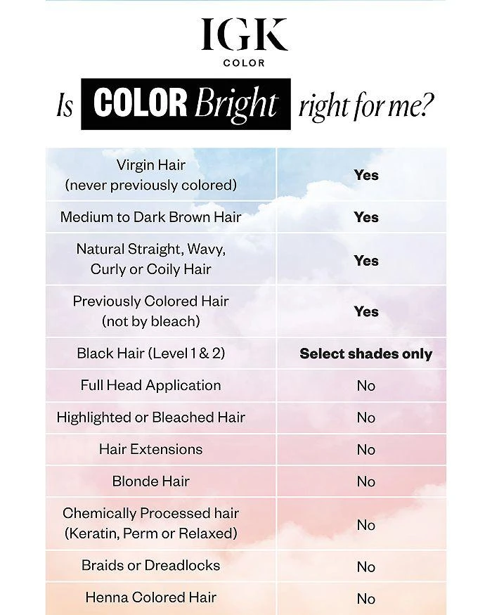 商品IGK Hair|Color Bright One Step Bleach & Color Kit,价格¥295,第5张图片详细描述