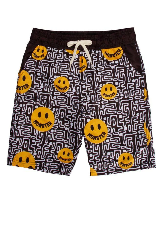 商品Wee Monster|Wee Monster Pattern-Printed Drawstring Swim Shorts,价格¥200,第1张图片